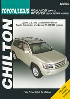 Toyota Highlander & Lexus RX 300/330: 1999 thru 2007