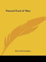 Natural Food of Man