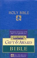 Nrsv Gift & Award Bible: Imitation Leather - Blue