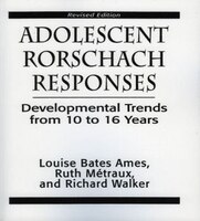 Adolescent Rorschach Responses: Developmental Trends from Ten to Sixteen Years