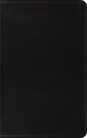 ESV Thinline Bible (Black): Bonded Leather - Black
