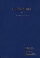 KJV DRILL BIBLE, BLUE HARDCOVER