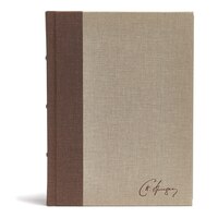 CSB SPURGEON STUDY BIBLE, BROWN/TAN CLOTH OVER BOARD