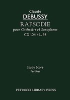 Rapsodie pour Orchestre et Saxophone, CD 104 - Study score