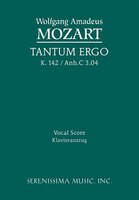 Tantum Ergo, K. 142 / Anh.C 3.04 - Vocal Score