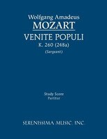 Venite Populi, K. 260 (248a) - Study Score