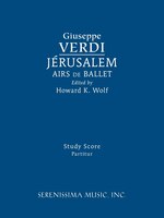 Jerusalem, Airs de Ballet: Study score