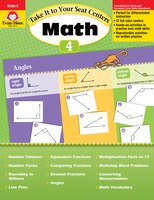 Take It To Your Seat Math Centers Grade 4