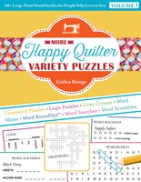 More Happy Quilter Variety Puzzles: 60+ Large-print Word Puzzles For People Who Love To Sew
