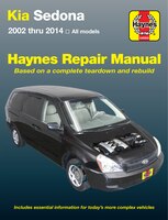 Kia Sedona (02-14) Haynes Repair Manual