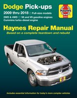 Dodge Full-size V6 &amp; V8 Gas &amp; Cummins turbo-diesel pick-ups (09-18) Haynes Repair Manual