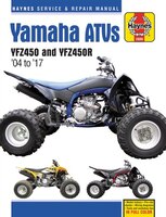 Yamaha YFZ450 &amp; YFZ450R ATVs (04-17) Haynes Repair Manual