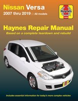 Nissan Versa for Versa (2007-2019) Haynes Repair Manual (USA)