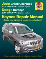 Jeep Grand Cherokee (05-19) &amp; Dodge Durango (11-19) Haynes Repair Manual