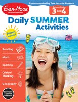 Daily Summer Activities: Moving From 3rd Grade To 4th Grade, Grades 3-4