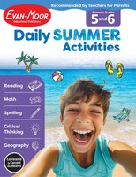 Daily Summer Activities: Moving From 5th Grade To 6th Grade, Grades 5-6