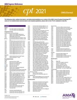 Cpt 2021 Express Reference Coding Card: Oms/dental