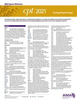 Cpt 2021 Express Reference Coding Card: Urology/nephrology