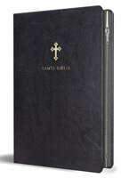 Biblia Reina Valera 1960 Letra Grande. Símil Piel Negro Con Cremallera / Spanish Holy Bible Rvr 1960. Large Print, Black Leatherso