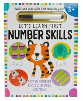 Let's Learn: First Number Skills (write And Wipe)