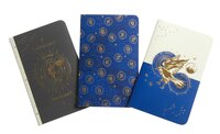 Harry Potter: Ravenclaw Constellation Sewn Pocket Notebook Collection (set Of 3)