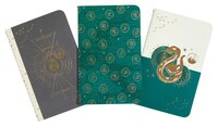 Harry Potter: Slytherin Constellation Sewn Pocket Notebook Collection (set Of 3)