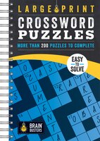 Large Print Crossword Puzzles: Over 200 Puzzles To Complete