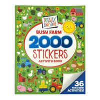2000 Stickers Busy Farm Activity Book: 36 Fun And Friendly Activities!