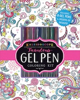 Kaleidoscope: Fabulous Gel Pen Coloring Kit - by Editors of Silver Dolphin Books (Mixed Media Product)