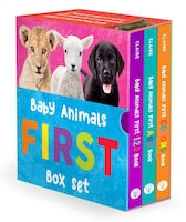 Baby Animals First Box Set  First ABC Book, First 123 Book, and First Colors Book