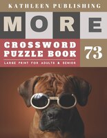 Large Print Crossword Puzzle Books For Seniors: Beginner Crossword Puzzles For Adults - More 50 Easy Puzzles Large Print Crossword