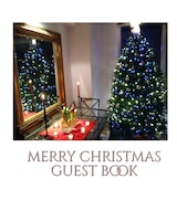 Merry Christmas Blank  Guest Book