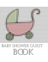 Baby Shower  Themed  Stroller Blank Page  Guest Book