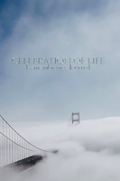 Celebration Of Life Remembrance  Blank Page Journal  Golden Gate Bridge San Francisco