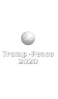 Trump Pence 2020  Golf Journal Sir Michael Huhn Designer  Edition