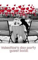 Valentine's  Day  Pom   Doggy  Cuteness   Party Blank  Guest Book