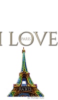 I Love Paris  Eiffel Tower Creative Blank Journalsir Michael Huhn  Designer Edition