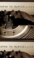 Notes To My Self   Typewriter   Style Creative Blank Mega  Journal