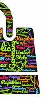 United Nations World Countries Themed Creative Blank Journal
