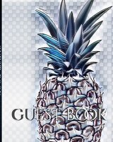 Pineapple Hospitality Stylish Blank Guest Book. Designer Sir Michael Huhn Edition