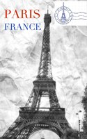 Eiffel Tower Paris Black And White  Creative Blank Journal