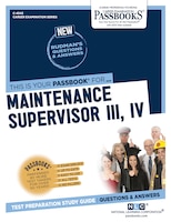 Maintenance Supervisor Iii, Iv
