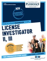 License Investigator Ii/iii