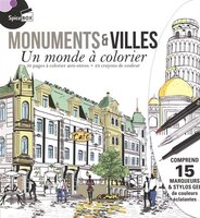 Monuments et villes - un monde à colorier