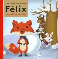 Félix joue dans la neige