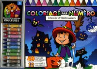 Coloriage par numéro : atelier d'Halloween