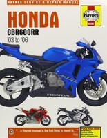 Honda CBR600RR3, CBR600RR4, CBR600RR5 &amp; CBR600RR6 (03-06) Haynes Repair Manual