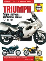 Triumph 750/900 Triples &amp; 1200 Fours (91-04) Haynes Repair Manual