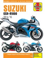 Suzuki GSX-R1000 (09-16) Haynes Repair Manual