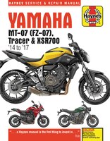 Yamaha MT-07, FZ-07, MT-07TR Tracer &amp; XSR700 (14-17) Haynes Repair Manual